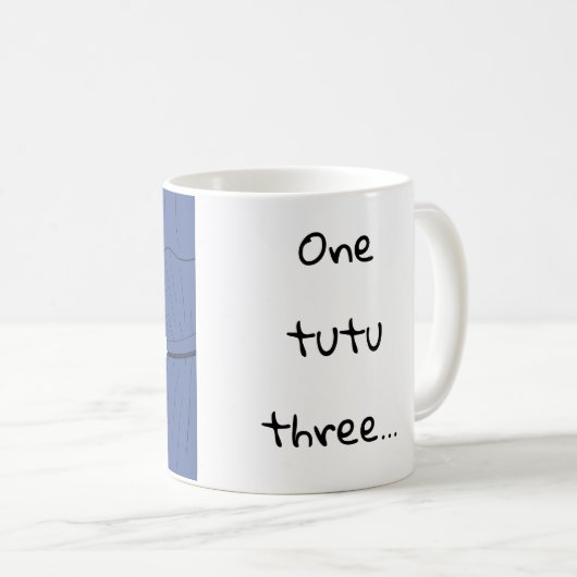 Mug Ballerine de fille (Devant droit)