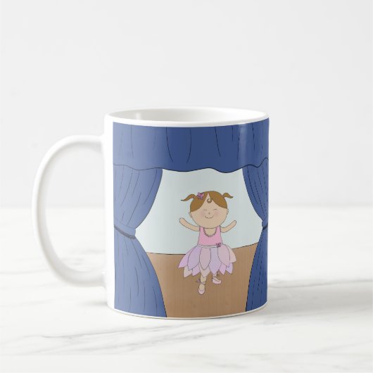 Mug Ballerine de fille (Gauche)