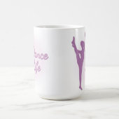 Mug Ballerine de la vie de danse - pourpre - (Centre)