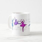 Mug Ballerines de jour de ballet (Devant gauche)