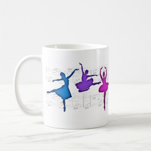 Mug Ballerines de jour de ballet (Gauche)
