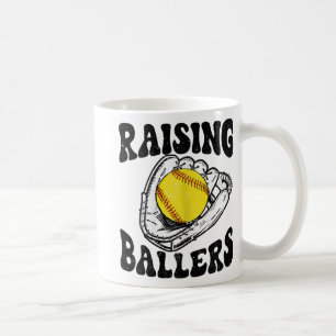 Mug Ballers Softball Maman Baseball Maman Mère Fête de