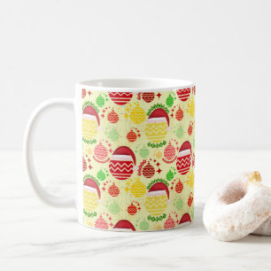 Mug Balles de Noël et chapeaux de Noël Joyeux Noël