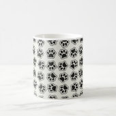 Mug Balles noires, Paws de chien, Paws de chat, Plan (Centre)