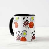 Mug Balles sportives (Devant gauche)