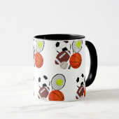 Mug Balles sportives (Devant droit)