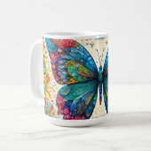 Mug Ballet arc-en-ciel d'un papillon (Devant gauche)