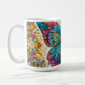 Mug Ballet arc-en-ciel d'un papillon (Gauche)