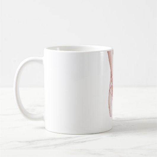 Mug Ballet Blush Rose Ballerina (Gauche)