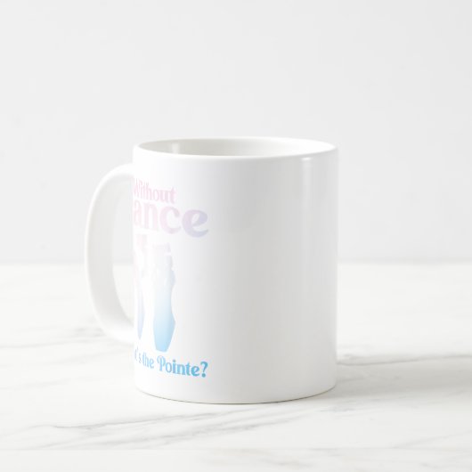 Mug Ballet cool Art Pour Femmes Filles Ballet Danseuse (Devant gauche)