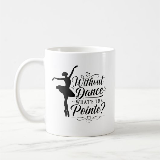 Mug Ballet Dancer Gift for Ballet Teacher (Gauche)