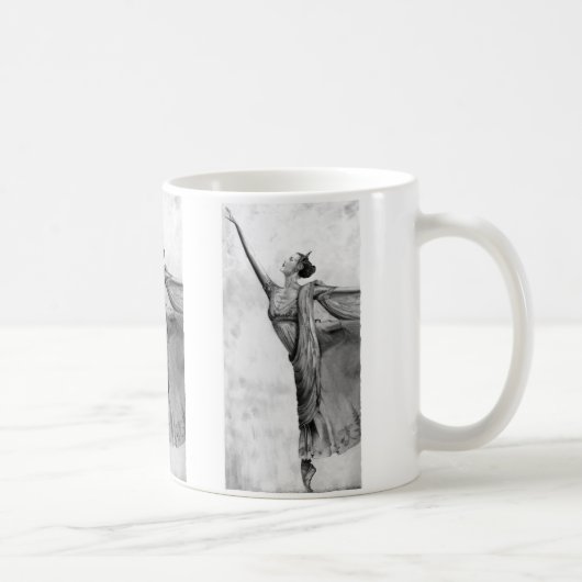 Mug Ballet de danse Graphite Ballerina (Droite)