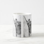 Mug Ballet de danseuse de ballerine de graphite (Centre)