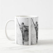 Mug Ballet de danseuse de ballerine de graphite (Gauche)
