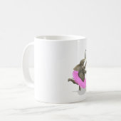 Mug Ballet Elephant En Pointe (Devant gauche)
