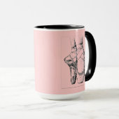 Mug Ballet — En Pointe (Devant droit)