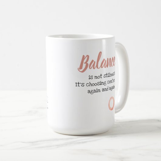 Mug Ballet Enso Balance is Choosing Centre Right Hand (Devant droit)