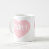 Mug Ballet Love Danse Personnaliser Ctomizeus (Devant gauche)