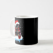Mug Ballet Scute Ss Cute Sss Christmas Lights Santa Ba (Devant gauche)