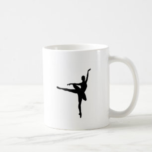 Mug Ballet simple Ballerina noir blanc
