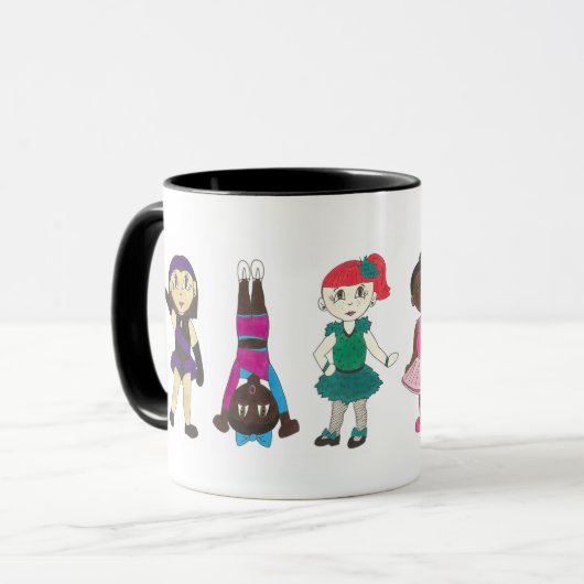 Mug Ballet Tap Jazz Lyrical Hiphop Acro Dance Enseigna (Devant gauche)