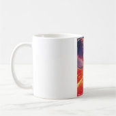 Mug Ballon à air chaud extrême sur paysage volcanique (Gauche)