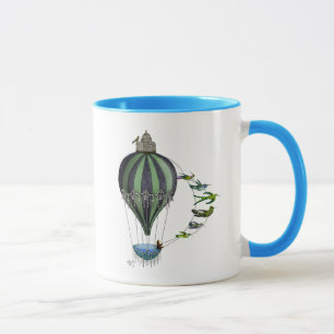 Mug Ballon à air et oiseaux chaud