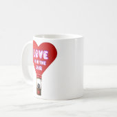 Mug Ballon Cœur Amour (Devant gauche)