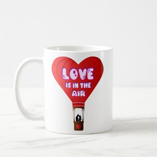 Mug Ballon Cœur Amour (Gauche)