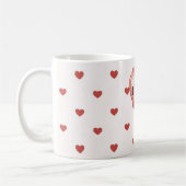 Mug Ballon Cœurs Rouges (Gauche)