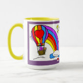 Mug Ballon d'art de coeur (Gauche)