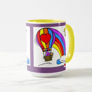 Mug Ballon d'art de coeur