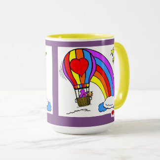 Mug Ballon d'art de coeur