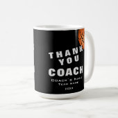 Mug Ballon de Basket Merci Coach (Devant droit)