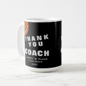 Mug Ballon de Basket Merci Coach (Devant gauche)