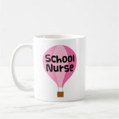 Mug Ballon de cadeau d'infirmière d'école (Gauche)