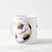 Mug Ballon de FOOTBALL COLOMBIE Drapeau national (Devant gauche)