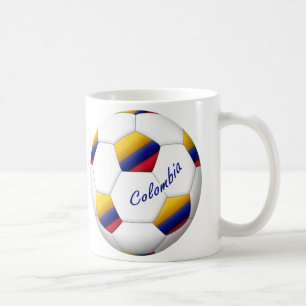 Mug Ballon de FOOTBALL COLOMBIE Drapeau national