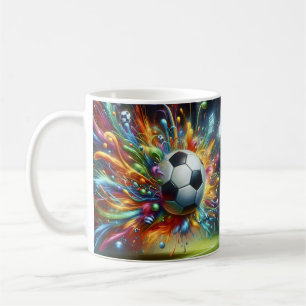 Mug Ballon de football coloré