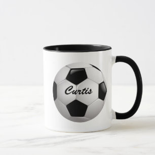 Mug Ballon de football personnalisable du football
