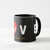 Mug ballon LOVE (Devant droit)