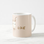 Mug Ballon Oreilles de Lapin Crème (Devant droit)