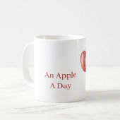 Mug Ballon Pomme Rouge (Devant gauche)