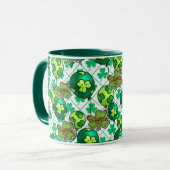 Mug Ballon Trèfle Chanceux Design St-Patrick 🍀 (Devant gauche)