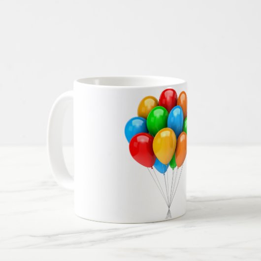 Mug Ballons 3D (Devant gauche)
