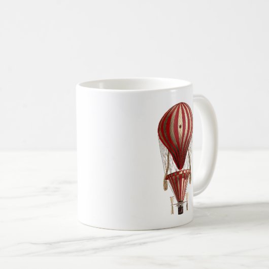 Mug Ballons à air chaud en cascade rouge (Devant droit)