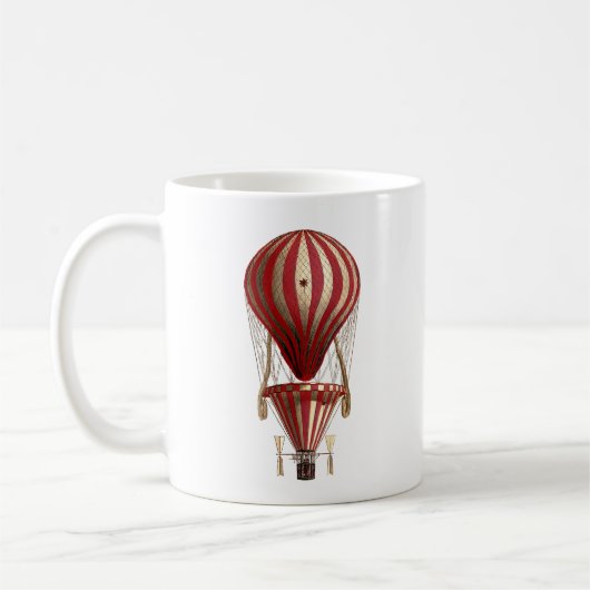 Mug Ballons à air chaud en cascade rouge (Gauche)