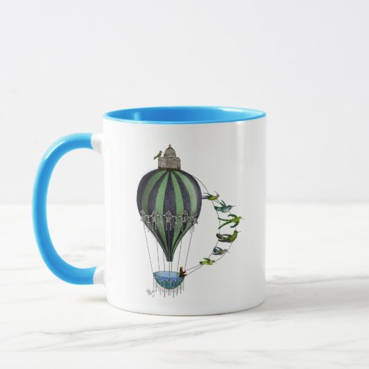 Mug Ballons à air chaud et oiseaux (Gauche)