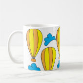 Mug Ballons à air chaud Nuages à air chaud Ballons à a (Gauche)
