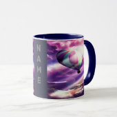 Mug Ballons à air chaud rose (Devant droit)